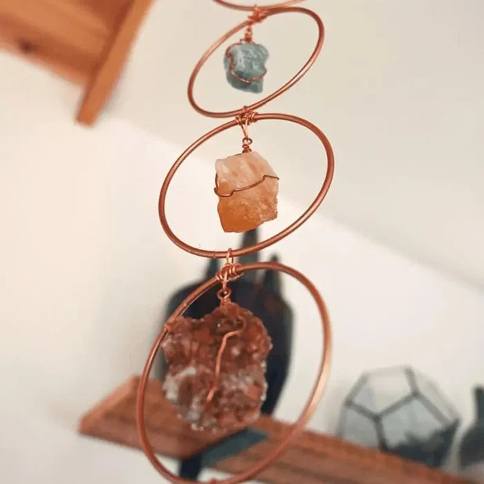 Natural 7 Chakras Gemstones Wall Decor