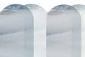 Natural Blue Creme Abstract Wall Mural-Wall Mural-Eazywallz