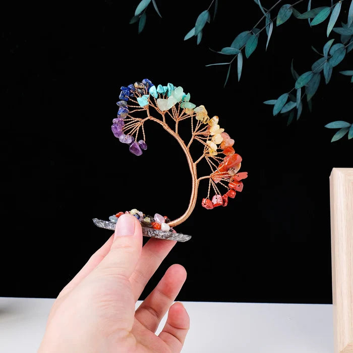 Natural Crystal & Copper Wire Lucky Tree