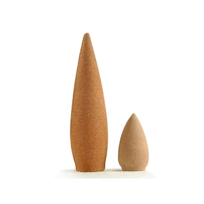 Natural Sandalwood, Mugwort, Agarwood & Thuja XL Incense Cones