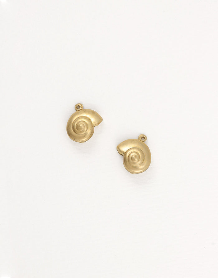 Natica Shell, 17x15mm, (2pcs)