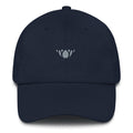 Navy & Silver Lotus-Club hat