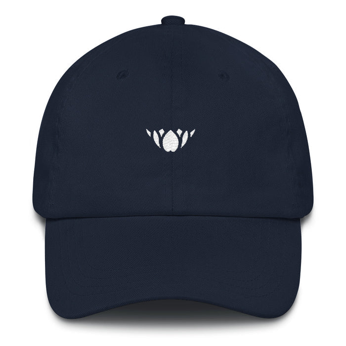 Navy & White Lotus-Club hat