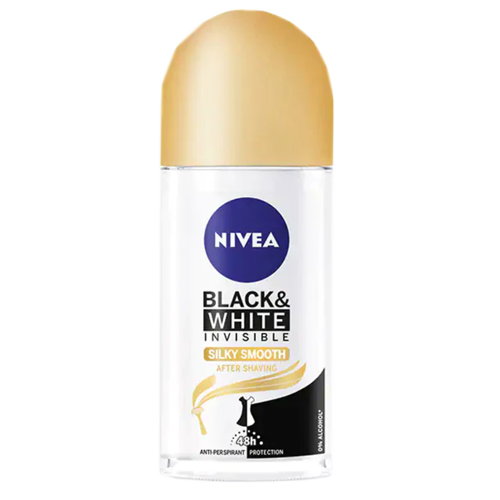 NIVEA Deo Roll On B&W Invisible Silky Smooth WOMEN 150ml (Nivea)