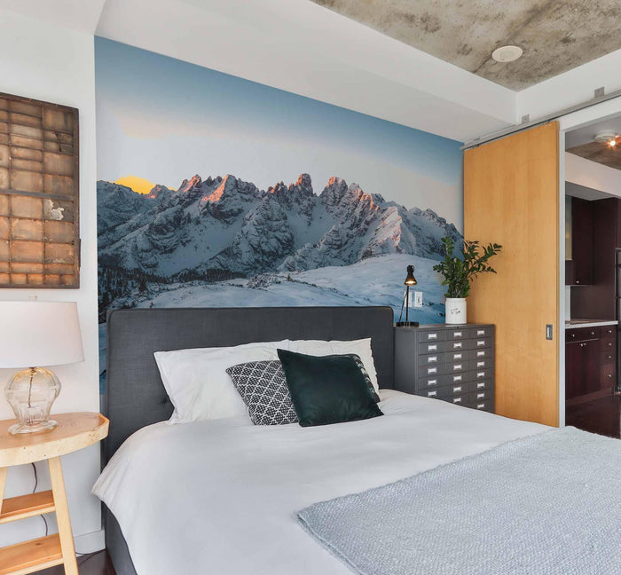 Northern Alps Wall Mural-Wall Mural-Eazywallz