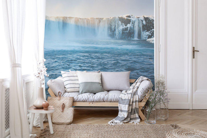 Northern Waterfall Wall Mural-Wall Mural-Eazywallz