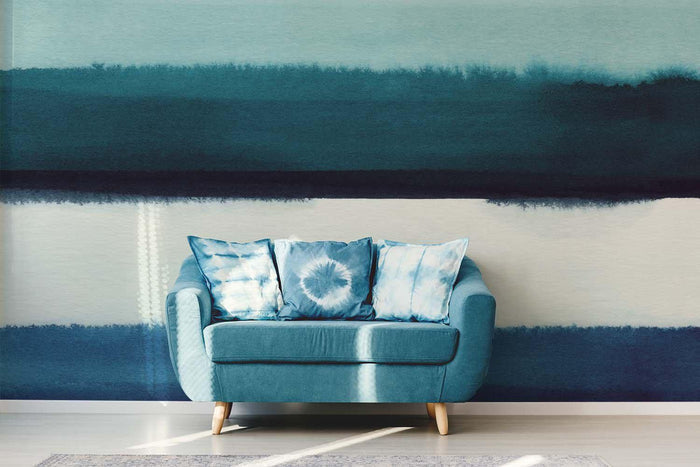 Ocean Mist Color Block Wall Mural-Wall Mural-Eazywallz