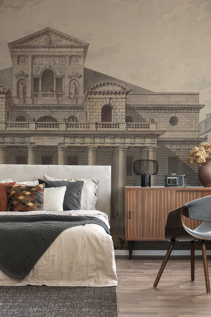 Odeon Theater Facade wall mural-Wall Mural-Eazywallz