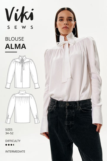 Off-White Textured Rayon