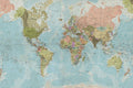 Old Map Wallpaper Mural-Wall Mural-Eazywallz