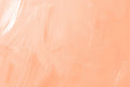 Orange Coral Paint Strokes Wall Mural