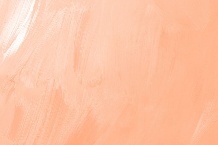 Orange Coral Paint Strokes Wall Mural