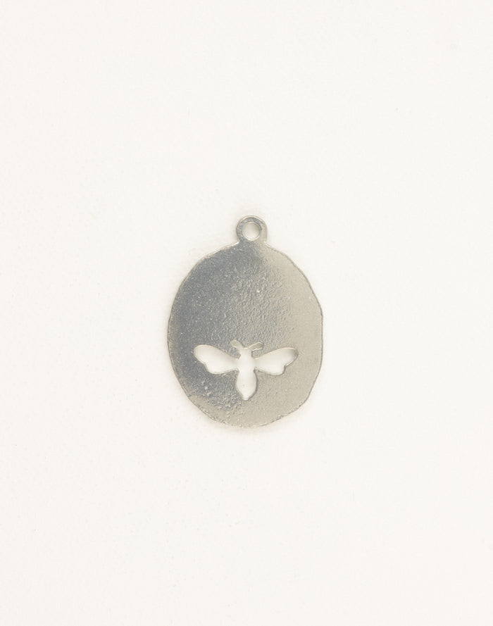 PT124-W Silver Bee Charm