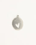 PT123-PW heart pendant