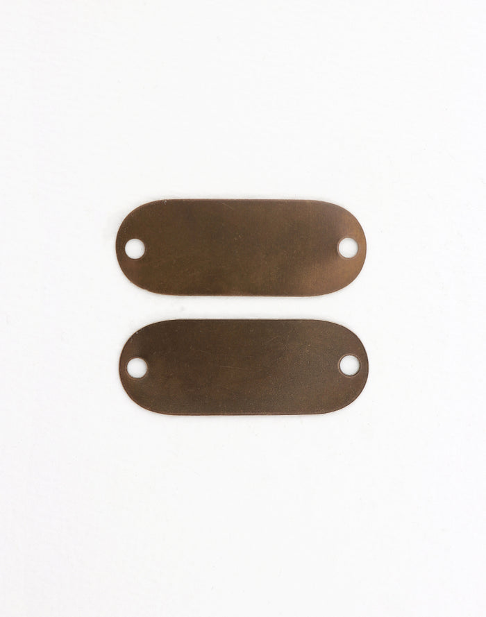 Oval, 46x18mm, (2pcs)
