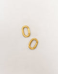 CL0009-340 Gold Oval Carabiner Clips