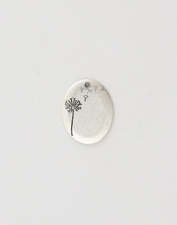 Oval Dandelion, 25x20mm, (1pc)