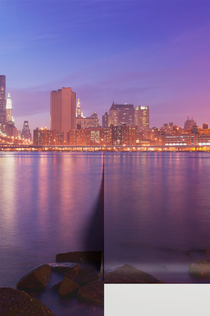 Panoramic View of Manhattan at Dusk