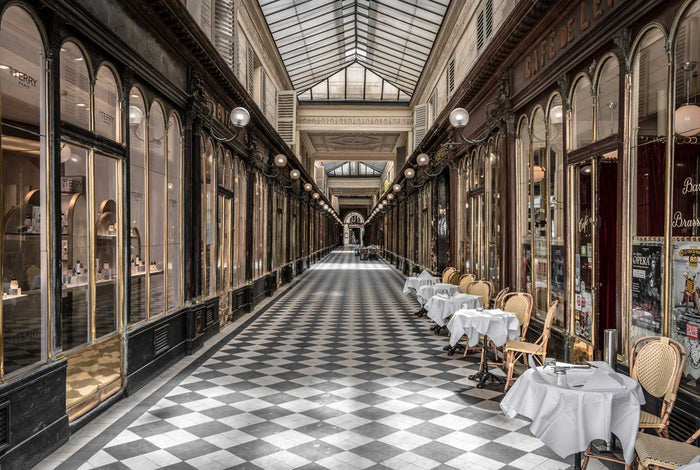 Parisian Corridor Wall Mural-Wall Mural-Eazywallz