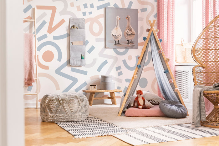 pastel enigma wallpaper mural kids wall murals