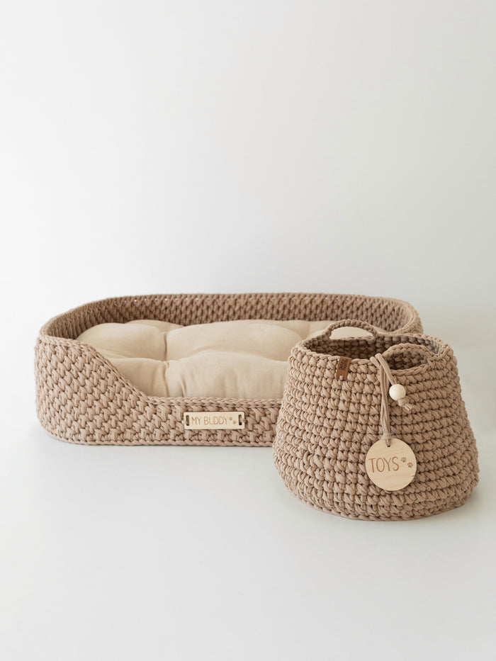 Personalized Cotton Pet Bed