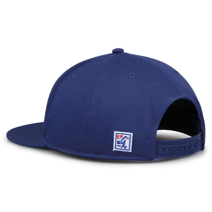 Pittsburgh Panthers Retro Circle Snapback - Royal, rear view
