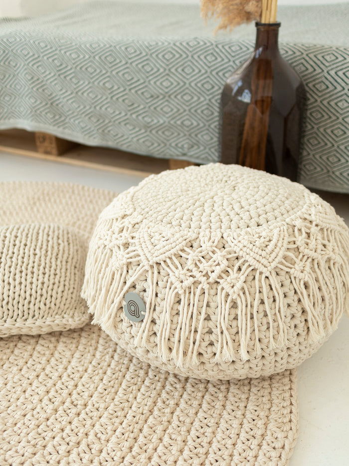 Boho pouf by Anzy Home