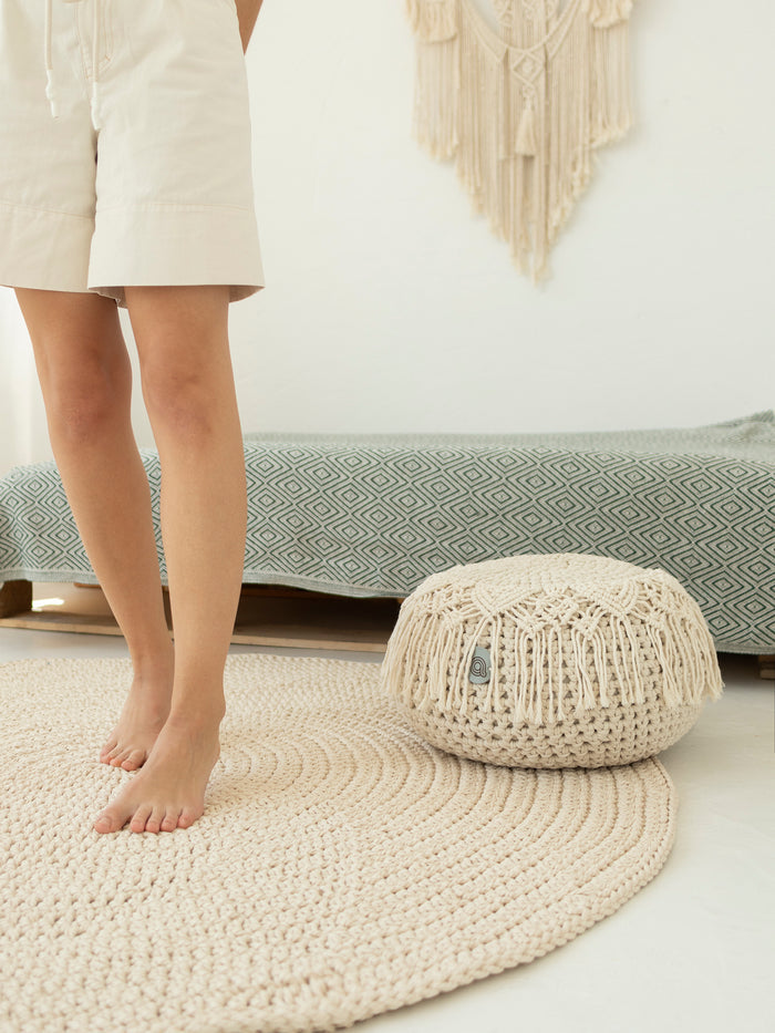 Boho pouf by Anzy Home