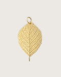 Pressed leaf pendant
