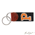 Princeton University Needlepoint Key Fob-Fussbudget.com