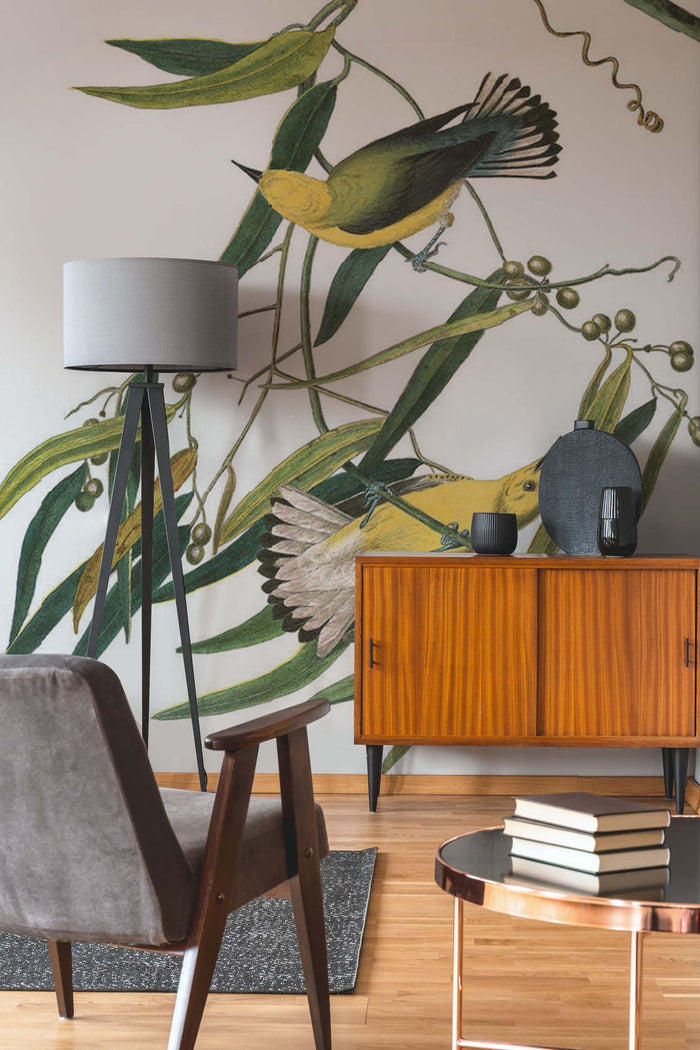 Prothonotary Warbler Wall Mural-Wall Mural-Eazywallz