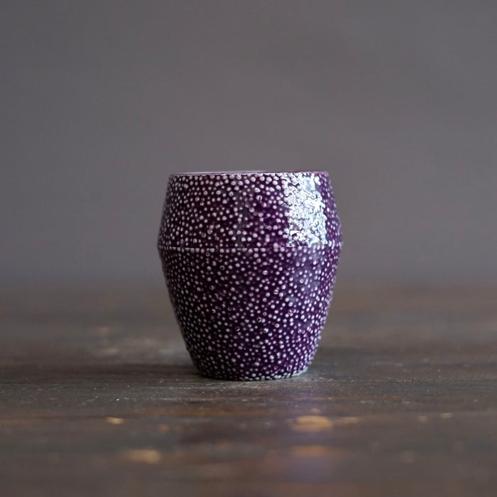 Purple Caviar YUNOMI Tea Cup #LK918A