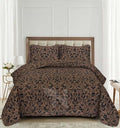Quilted Bed Spread 3 PCS Design Code 112 - Nishat Creative Store