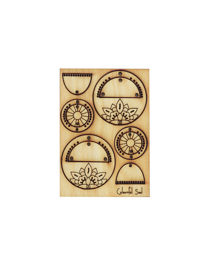 SBP1 wooden mandala shapes
