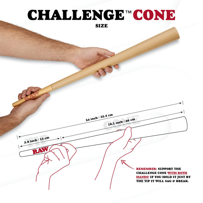 Raw Challenge Pre-Rolled Cone 24'