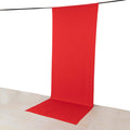 Red photography backdrop for studio use