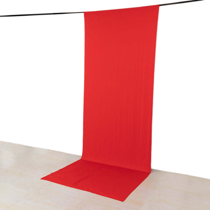 Red photography backdrop for studio use