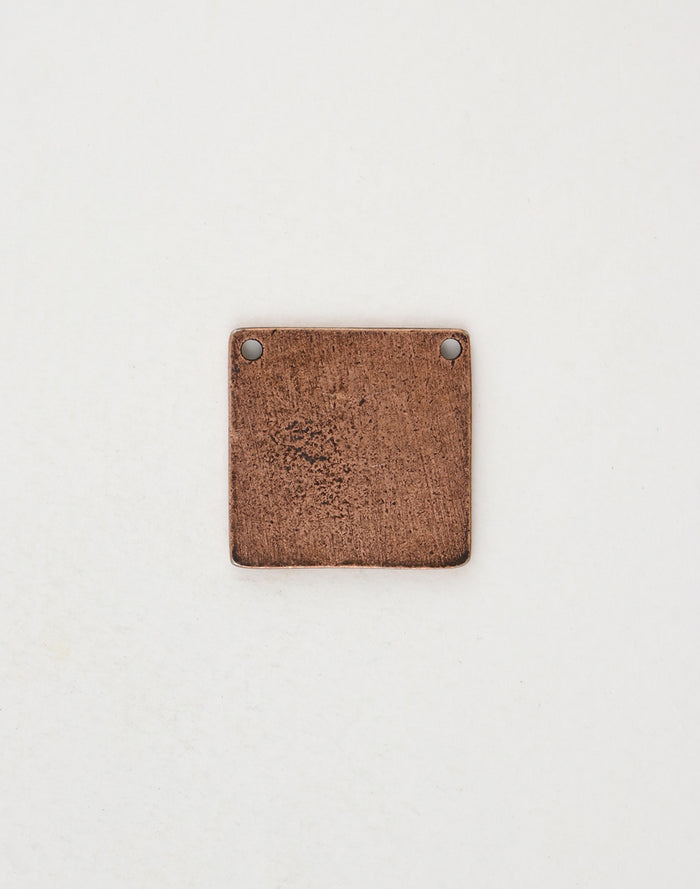 PT151-170 Bronze Square Tag - Back View