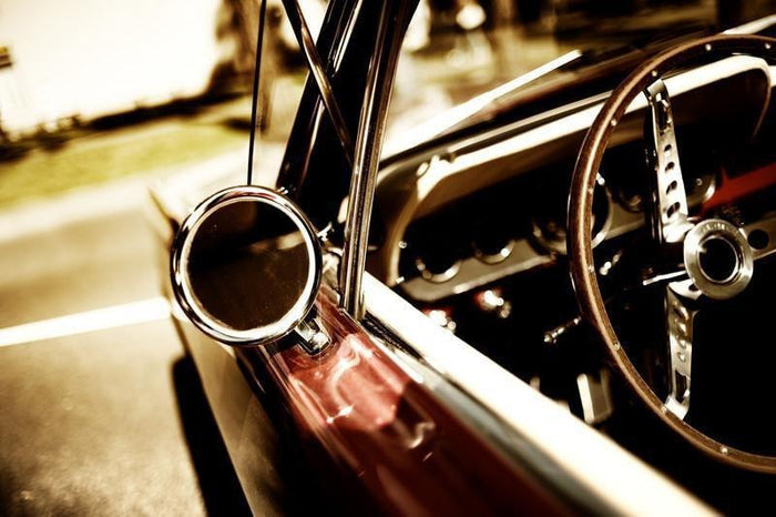 Retro car Wall Mural-Wall Mural-Eazywallz