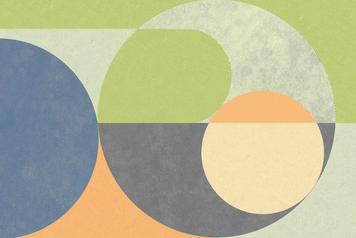 Retro Summer Abstract Shapes