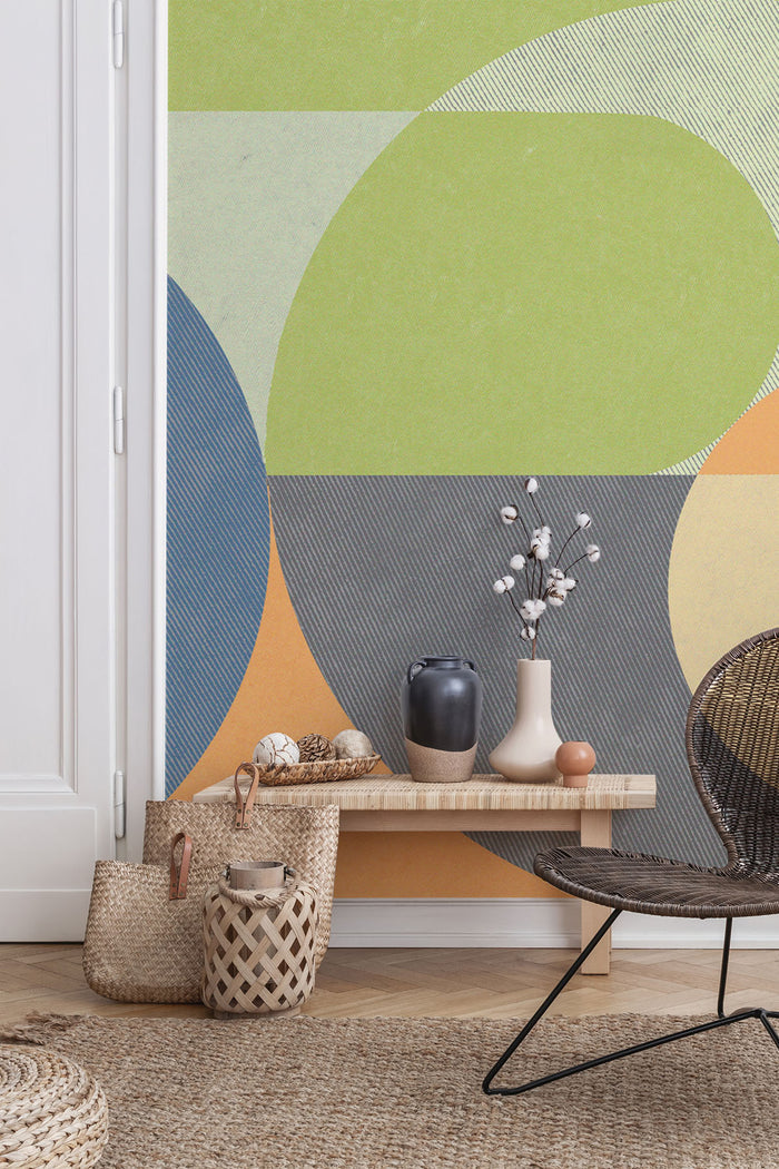 Retro Summer Abstract Shapes