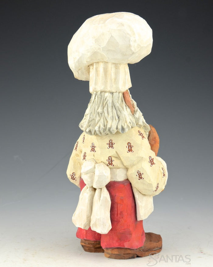 Russell Scott Chef Santa Holding Bowl and Spoon