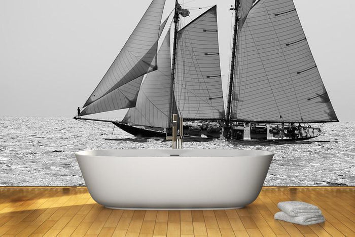 Sailboat Wall Mural-Wall Mural-Eazywallz