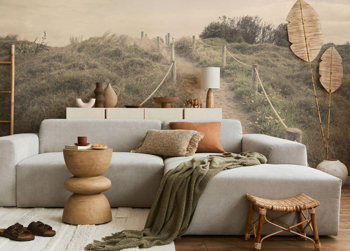 Sandy Beach Path Wall Mural-Wall Mural-Eazywallz