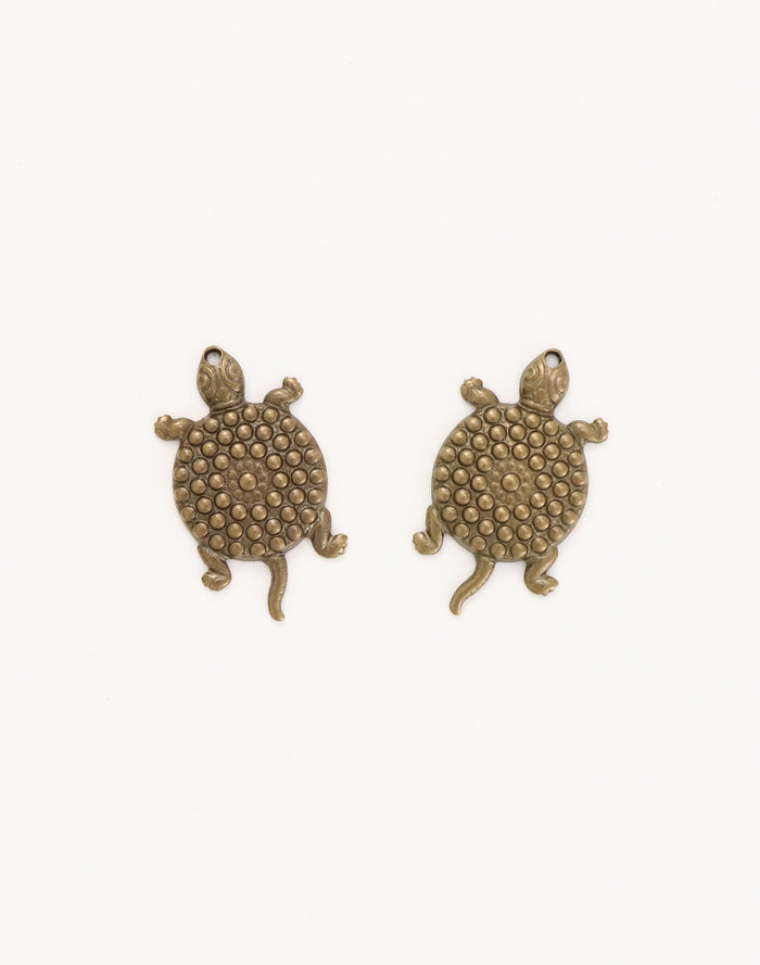 Santa Fe Turtle, 25x14mm, (2pcs)