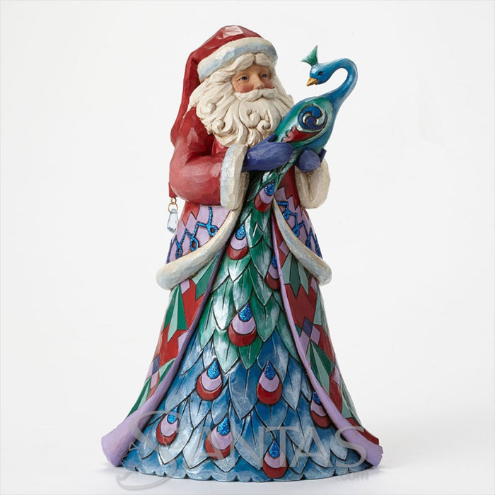 Santa with Peacock - Santa Style by Jim Shore 4047660