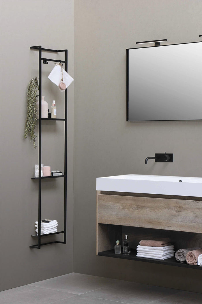 Sepia Symphony Wallpaper in a bathroom