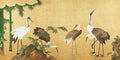 Serene Japanese Cranes
