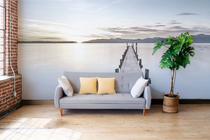 Serene Lakeside Dock