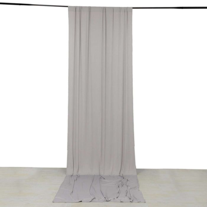 Gray fabric backdrop draped elegantly for photography